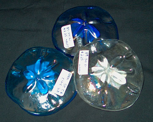Irridescent Glass Sand $ Paperweight (4 Asst)
