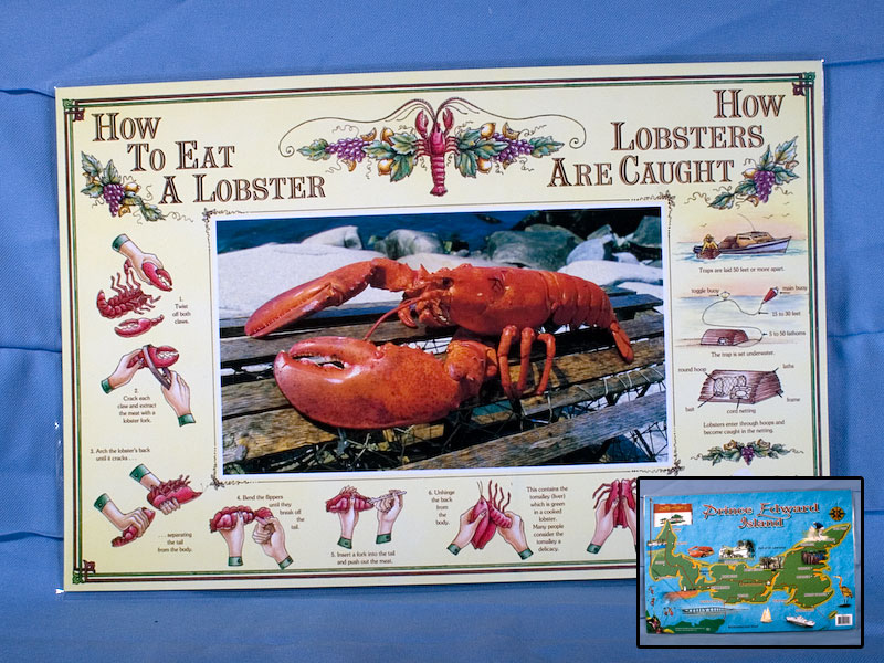 How To Eat A Lobster Placemat-PEI